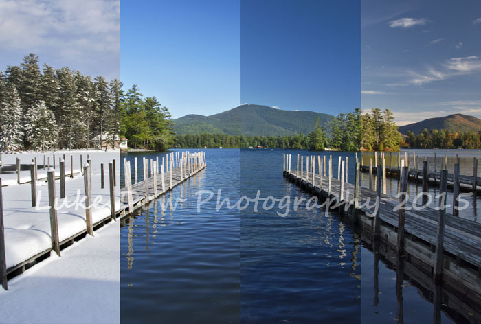 4 Seasons Photo On Lake George Luke Dow Photography